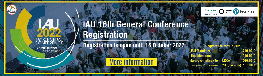 IAU 2022 16th General Conference - Dublin, Ireland